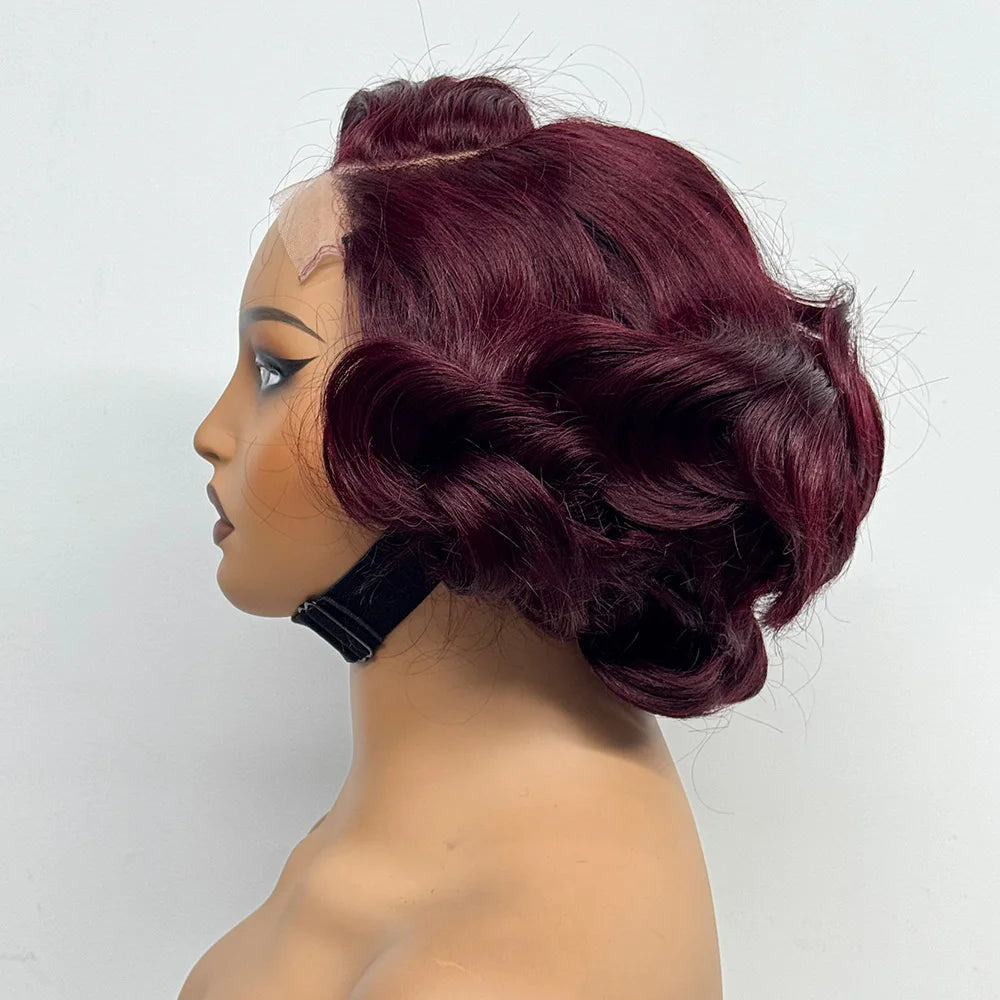 The Voluptuous Short Bob — 5x5 Lace Closure Loose Bouncy Wig (Density 230%)
