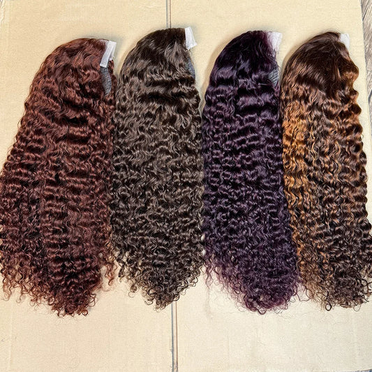 The Supreme Cascade — 4x4 HD Lace Closure Deep Water Wave Wig (Supreme Density 300% - 28")