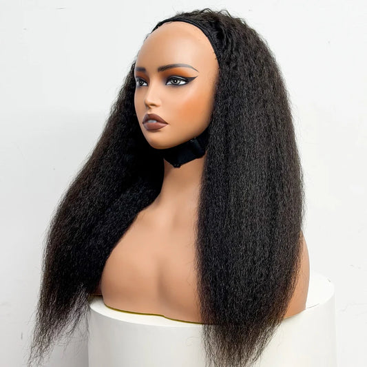 The Yaki Fullness — Half Wig Kinky Straight (Density 250%)