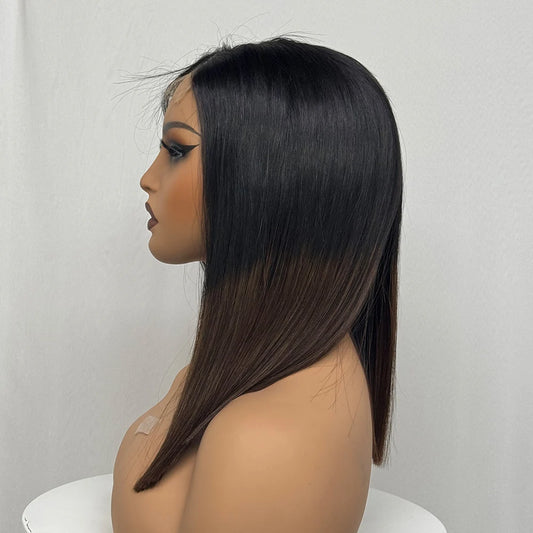 The Sunset Dynasty Smooth — 2x6 Real HD Lace Closure Straight Wig (Density 300%)