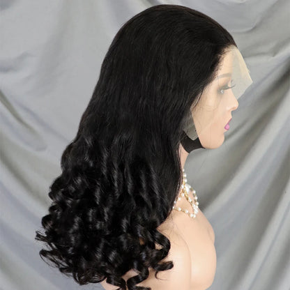 La Volcanique Fumi — Perruque 13x4 HD Lace Frontal Loose Bouncy (Densité 300%)