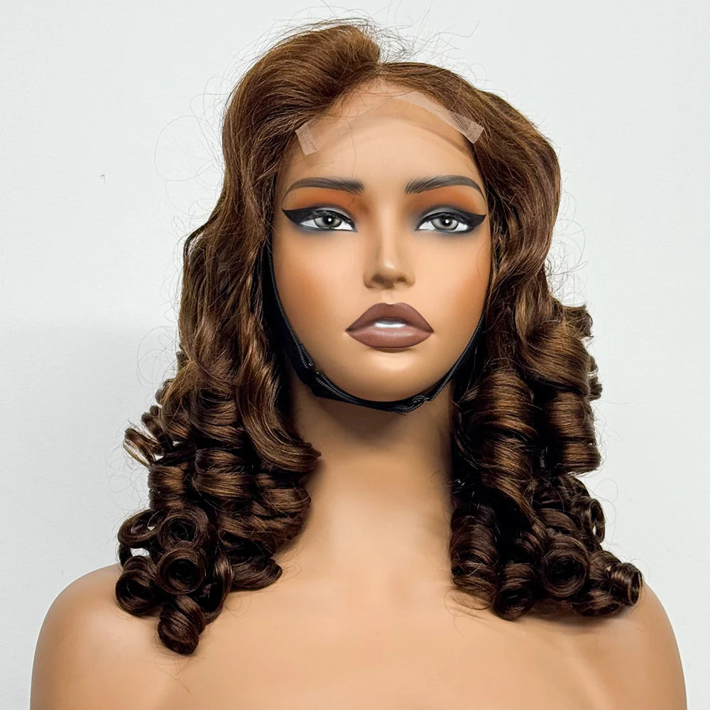 La Royale Bouncy — Perruque 4x4 Lace Closure Loose Wave (Densité Suprême 300% - 22")