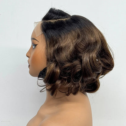 The Voluptuous Short Bob — 5x5 Lace Closure Loose Bouncy Wig (Density 230%)