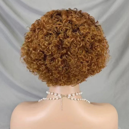 The Divine Pixie — 13x4 Lace Frontal Kinky Curly Wig (Density 180%)