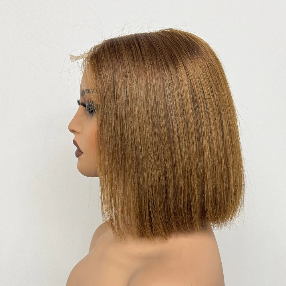 Le Carré Céleste — Perruque Bob 2x6 HD Lace Closure Bone Straight (Densité 250%)