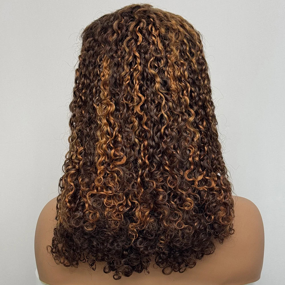 The Pixie Crown — 13x4 Lace Frontal Short Kinky Curly Wig (Density 300%)