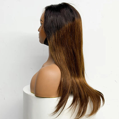 The Majestic Smooth — 4x4 Lace Closure Straight Wig (Supreme Density 280% - 22")