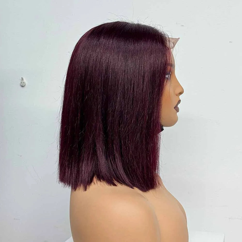 Le Bob C-Part — Perruque Carré 5x5 HD Lace Closure Bone Straight (Densité Suprême 280%)
