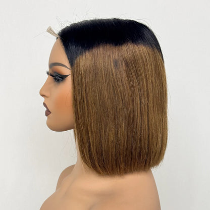 Le Carré Céleste — Perruque Bob 2x6 HD Lace Closure Bone Straight (Densité 250%)