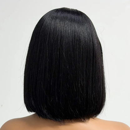 Le Bob Express — Demi-Perruque Headband Bone Straight (Densité 250% - 8")