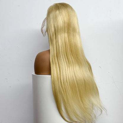 The Solar Smooth — 13x4 Lace Frontal Straight Blonde #613 Wig (Density 250%)