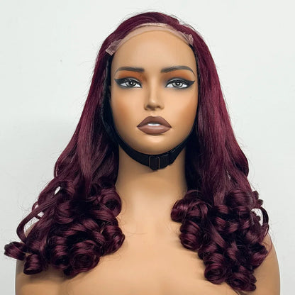 La Volcanique Spirale — Perruque 5x5 HD Lace Closure Spiral Curl (Densité Suprême 300% - 22")