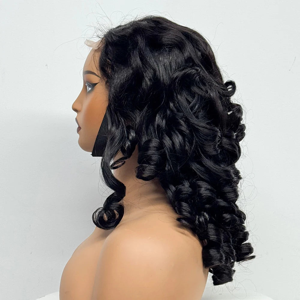 La Royale Bouncy — Perruque 4x4 Lace Closure Loose Wave (Densité Suprême 300% - 22")