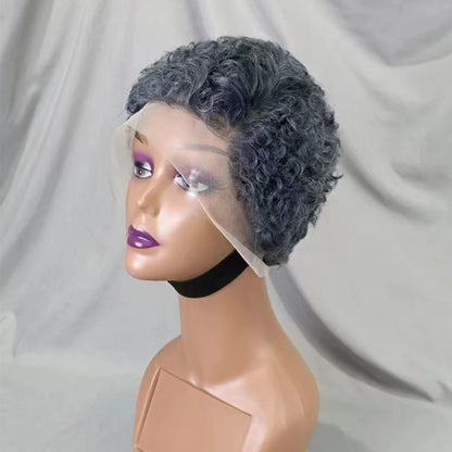 La Petite Audacieuse — Perruque 13x4 Lace Frontal Pixie Curly (Densité 180%)