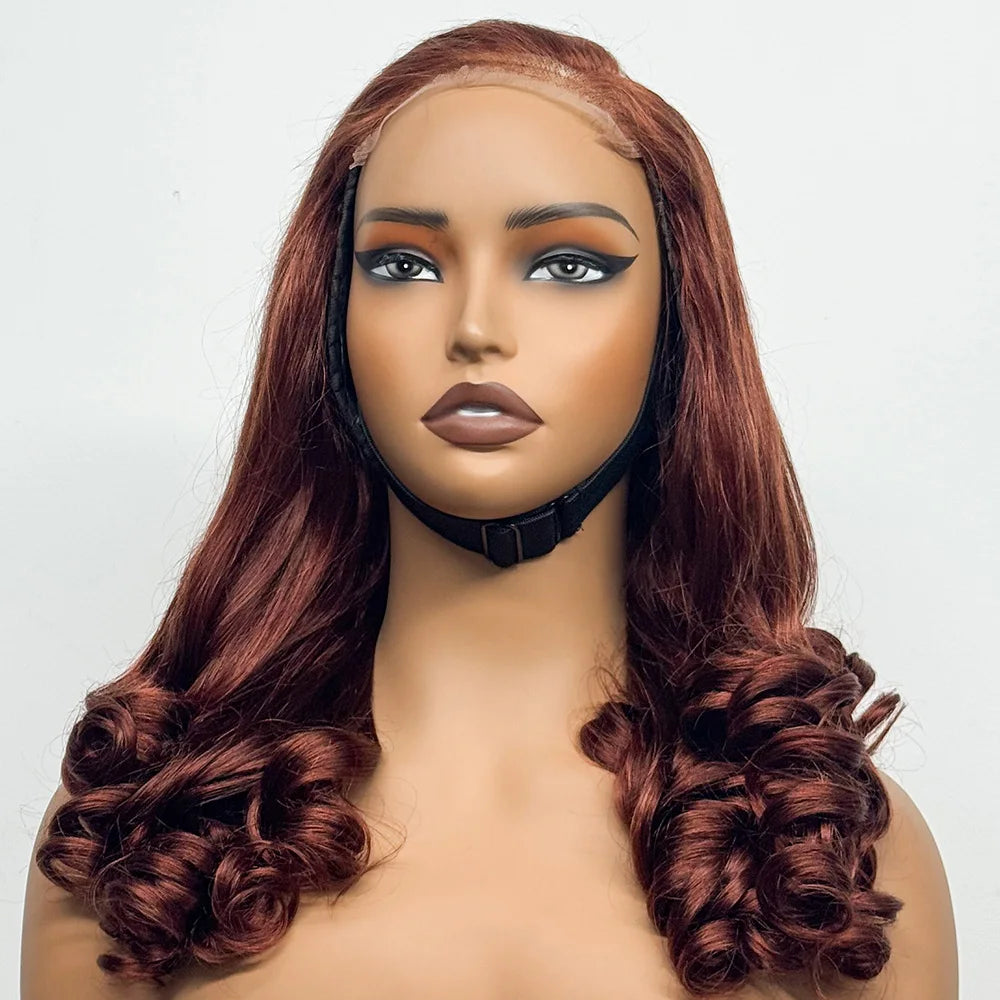 La Volcanique Spirale — Perruque 5x5 HD Lace Closure Spiral Curl (Densité Suprême 300% - 22")