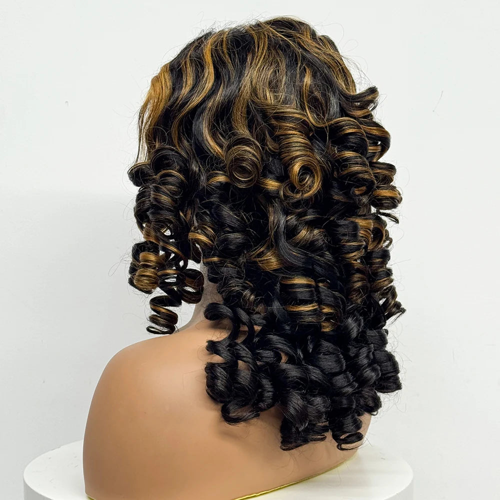 La Royale Bouncy — Perruque 4x4 Lace Closure Loose Wave (Densité Suprême 300% - 22")