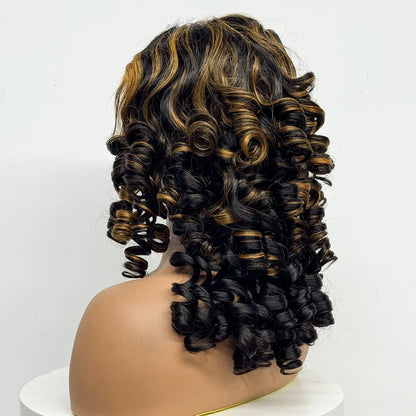 La Royale Bouncy — Perruque 4x4 Lace Closure Loose Wave (Densité Suprême 300% - 22")