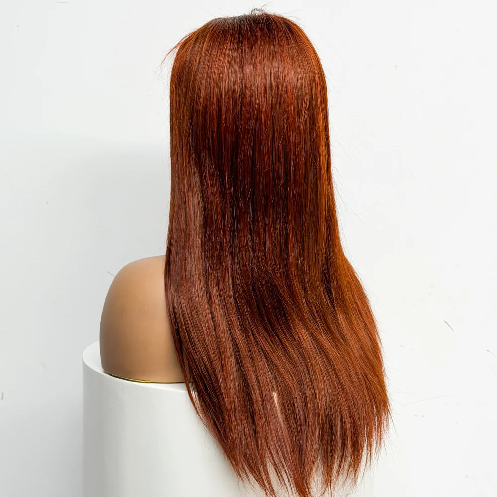 The Majestic Smooth — 4x4 Lace Closure Straight Wig (Supreme Density 280% - 22")