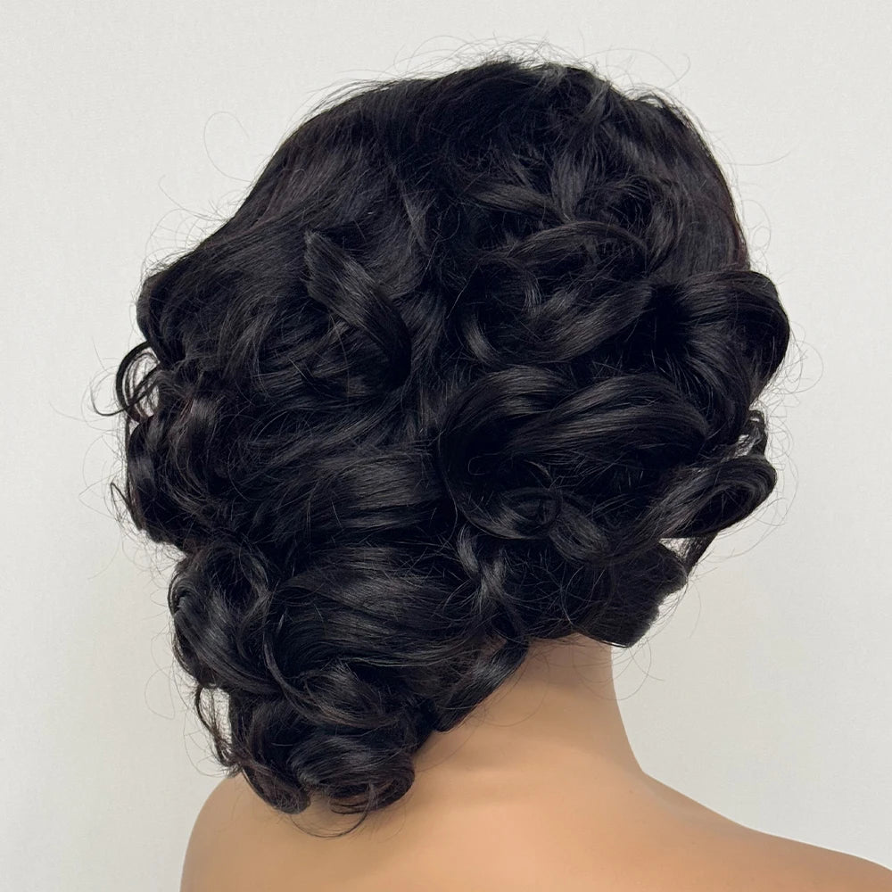 La Parisienne Bouncy — Perruque 5x5 HD Lace Closure Carré Loose Wave (Densité 250% - 14")