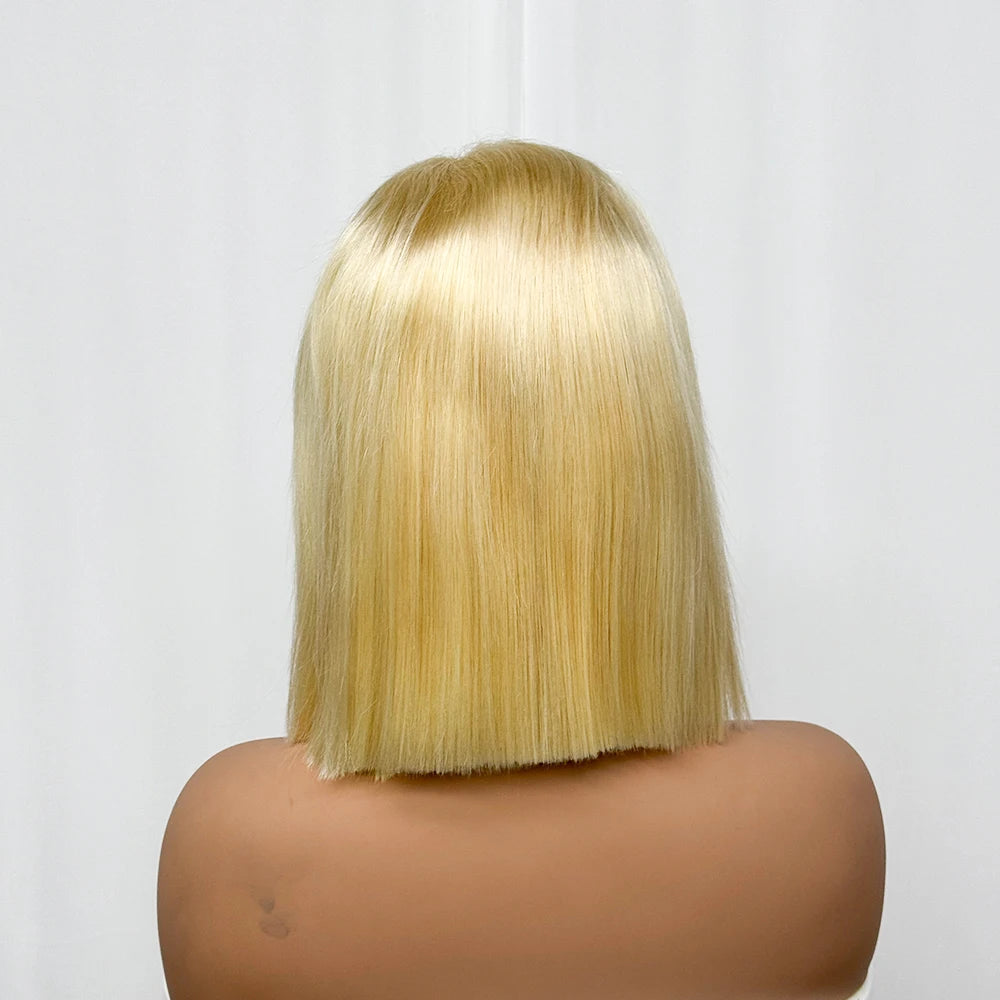 The Solar Icon — 13x4 Lace Frontal Blunt Bob Blonde #613 Wig (Supreme Density 300%)
