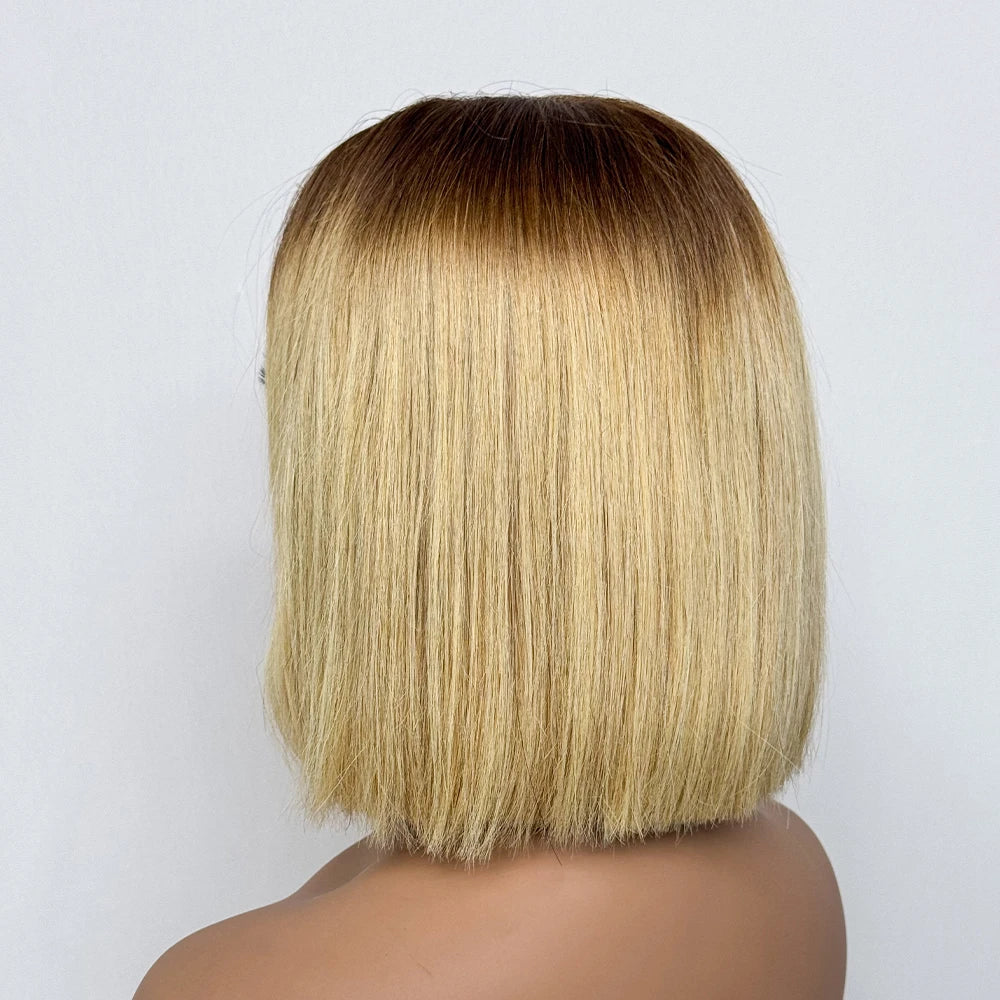 Le Carré Céleste — Perruque Bob 2x6 HD Lace Closure Bone Straight (Densité 250%)