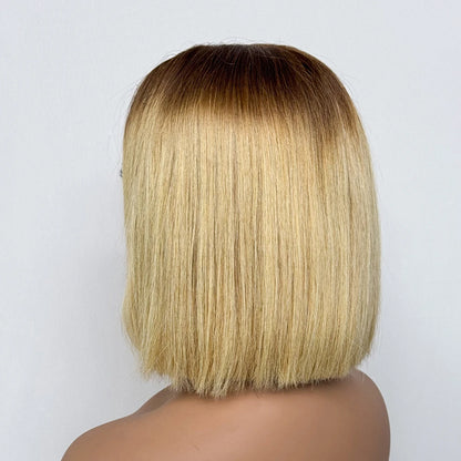Le Carré Céleste — Perruque Bob 2x6 HD Lace Closure Bone Straight (Densité 250%)