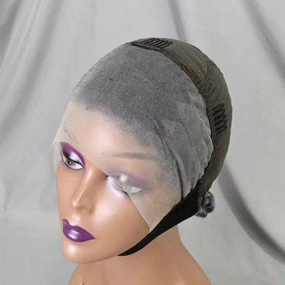 La Petite Audacieuse — Perruque 13x4 Lace Frontal Pixie Curly (Densité 180%)