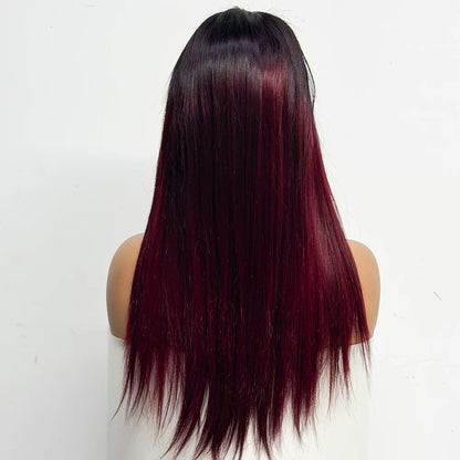 The Majestic Smooth — 4x4 Lace Closure Straight Wig (Supreme Density 280% - 22")