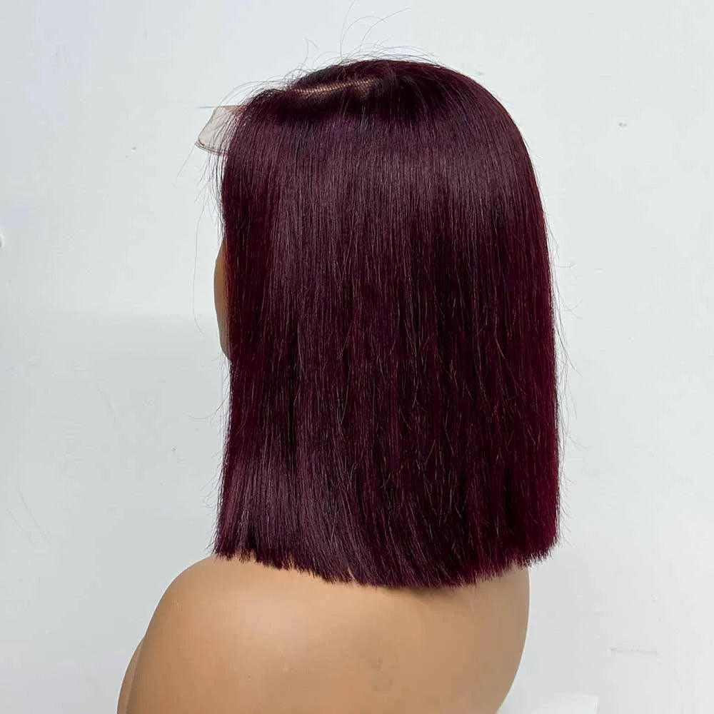 Le Bob C-Part — Perruque Carré 5x5 HD Lace Closure Bone Straight (Densité Suprême 280%)