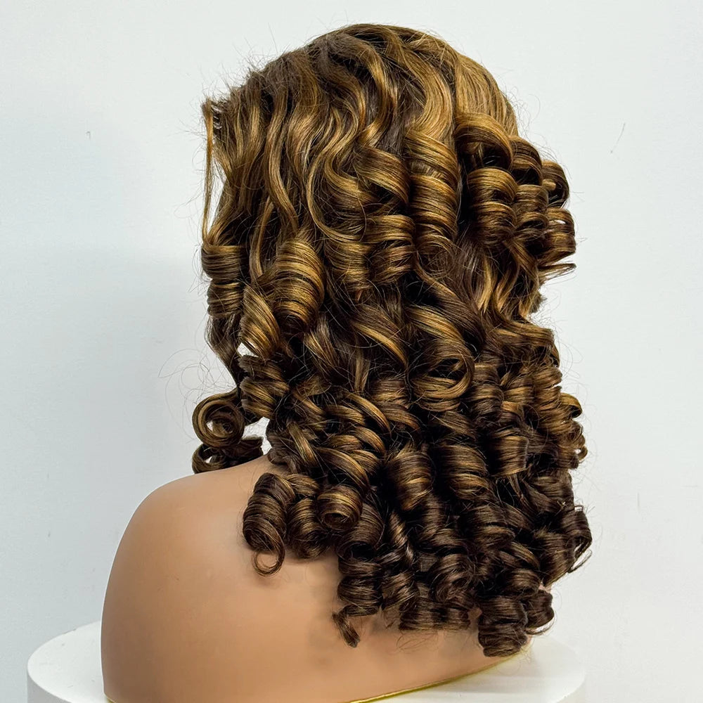 La Royale Bouncy — Perruque 4x4 Lace Closure Loose Wave (Densité Suprême 300% - 22")