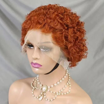La Pixie Divine — Perruque 13x4 Lace Frontal Kinky Curly (Densité 180%)