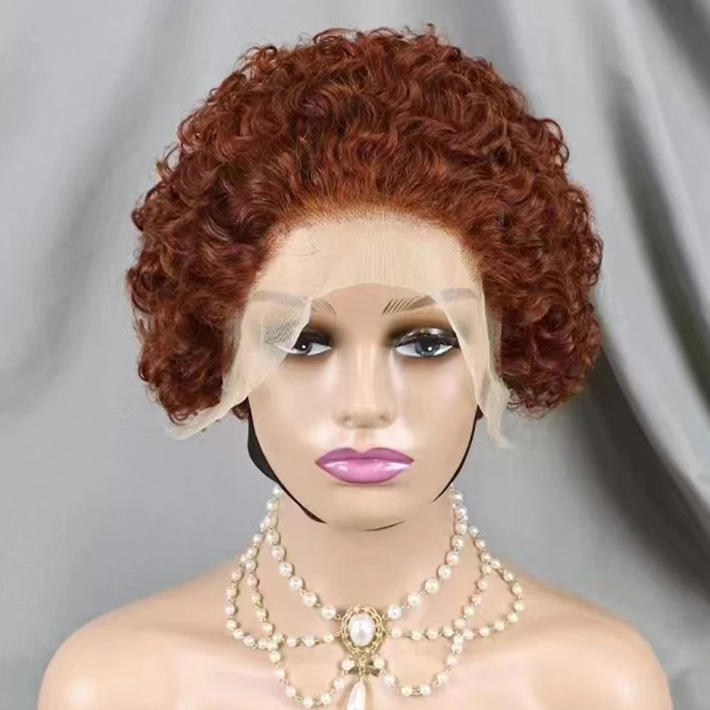La Pixie Divine — Perruque 13x4 Lace Frontal Kinky Curly (Densité 180%)