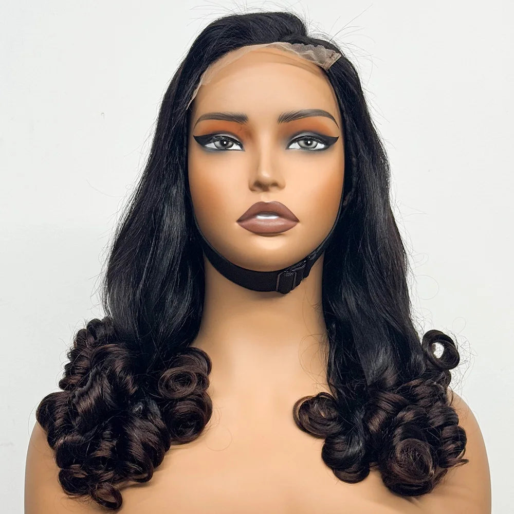 La Volcanique Spirale — Perruque 5x5 HD Lace Closure Spiral Curl (Densité Suprême 300% - 22")
