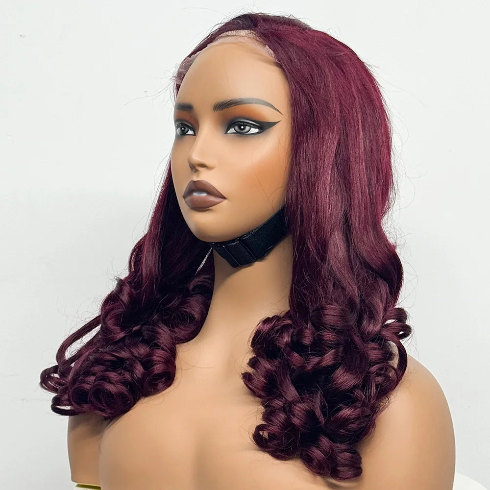 La Volcanique Spirale — Perruque 5x5 HD Lace Closure Spiral Curl (Densité Suprême 300% - 22")