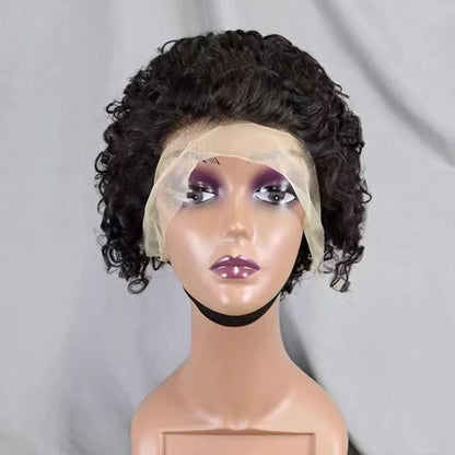 La Pixie Divine — Perruque 13x4 Lace Frontal Kinky Curly (Densité 180%)