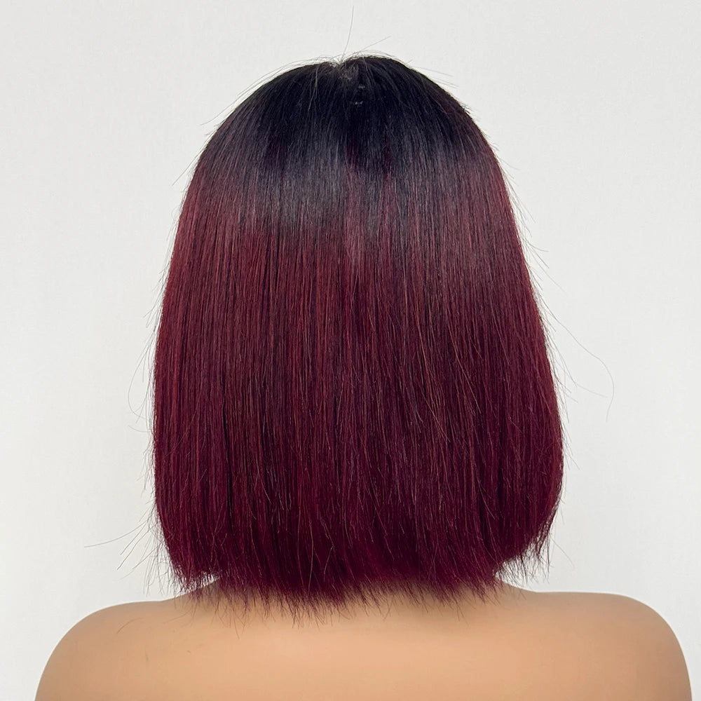 Le Carré Céleste — Perruque Bob 2x6 HD Lace Closure Bone Straight (Densité 250%)