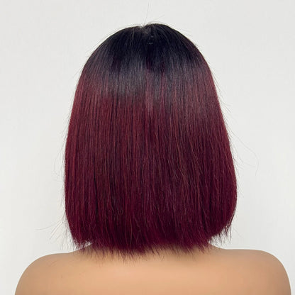 Le Carré Céleste — Perruque Bob 2x6 HD Lace Closure Bone Straight (Densité 250%)