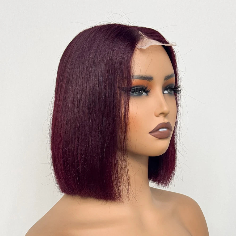 Le Carré Céleste — Perruque Bob 2x6 HD Lace Closure Bone Straight (Densité 250%)