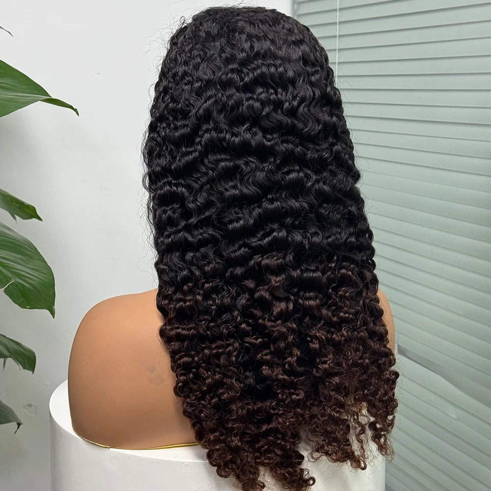 La Somptueuse Birmane — Perruque 5x5 Lace Closure Deep Curly (Densité 300%)