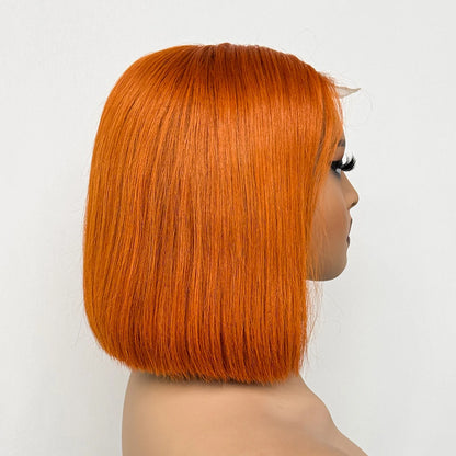 Le Carré Céleste — Perruque Bob 2x6 HD Lace Closure Bone Straight (Densité 250%)