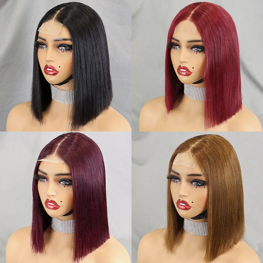 The Supreme Bob — 2x6 HD Lace Bone Straight Bob Wig (Maximum Density 350%)