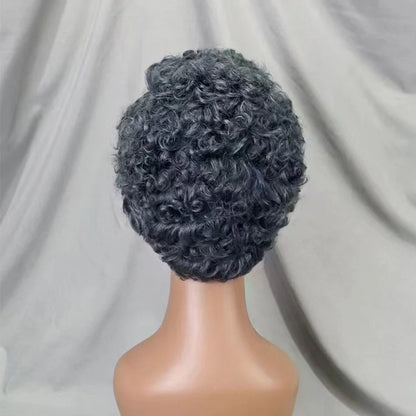 La Petite Audacieuse — Perruque 13x4 Lace Frontal Pixie Curly (Densité 180%)