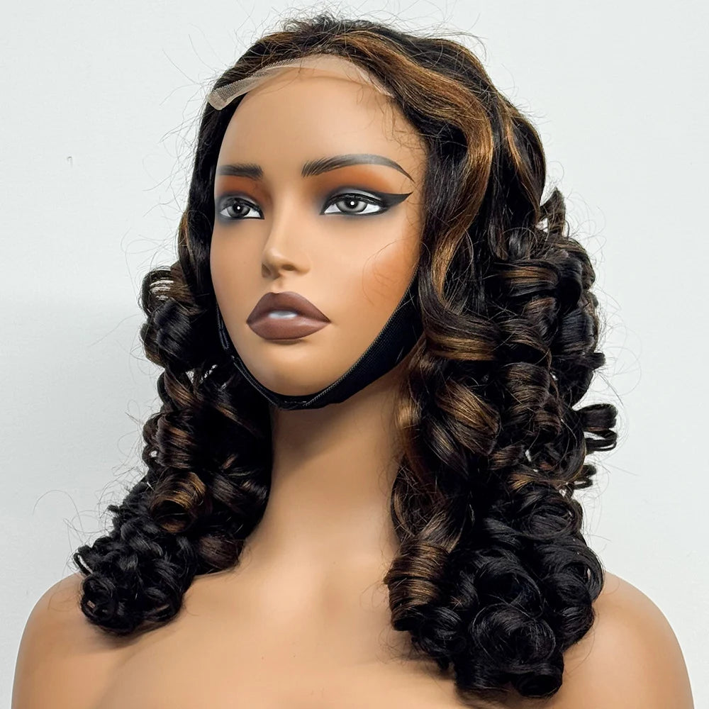 La Royale Bouncy — Perruque 4x4 Lace Closure Loose Wave (Densité Suprême 300% - 22")