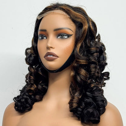 La Royale Bouncy — Perruque 4x4 Lace Closure Loose Wave (Densité Suprême 300% - 22")
