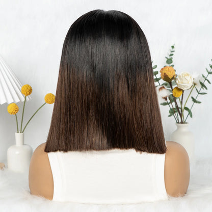 The Sunset Dynasty Smooth — 2x6 Real HD Lace Closure Straight Wig (Density 300%)