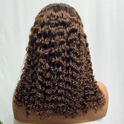 La Splendide Birmane — Perruque 5x5 Lace Closure Water Wave (Densité Suprême 300%)