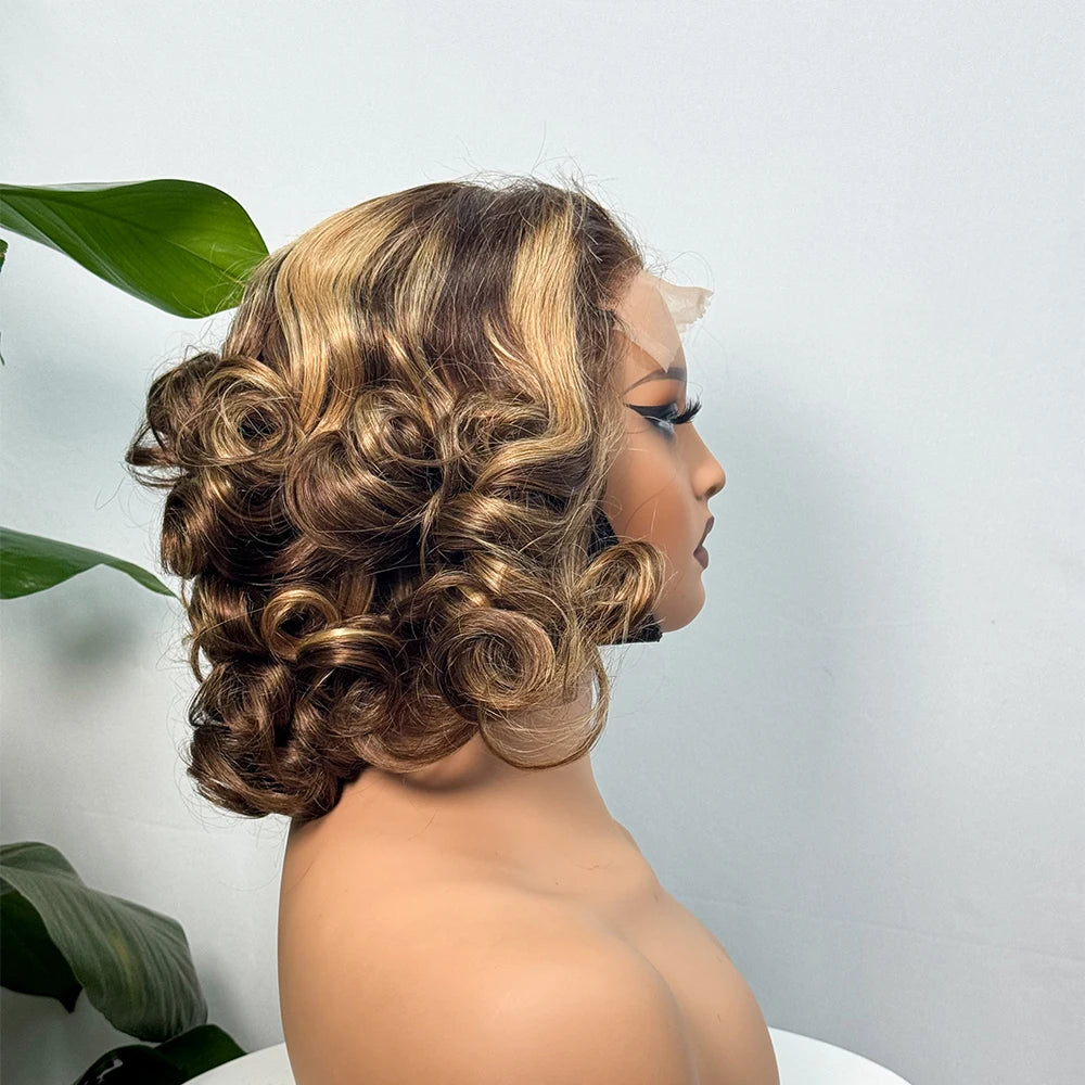 The Divine Curl — 5x5 Lace Closure Loose Bouncy Wig (Supreme Density 330%)