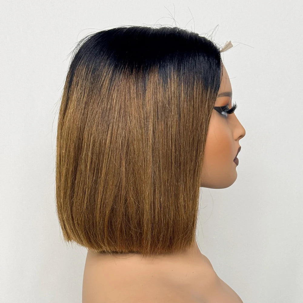 Le Carré Céleste — Perruque Bob 2x6 HD Lace Closure Bone Straight (Densité 250%)