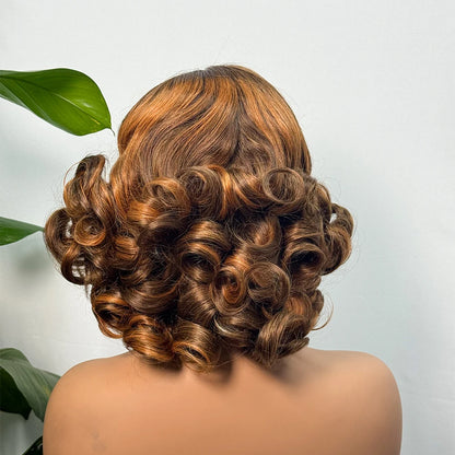 The Divine Curl — 5x5 Lace Closure Loose Bouncy Wig (Supreme Density 330%)