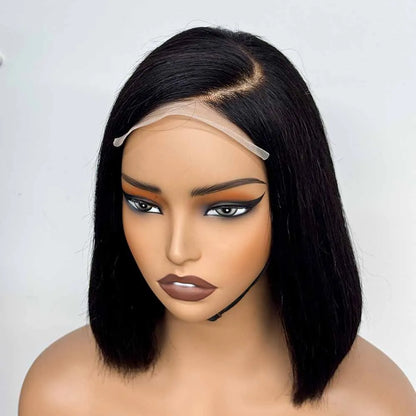 Le Bob C-Part — Perruque Carré 5x5 HD Lace Closure Bone Straight (Densité Suprême 280%)